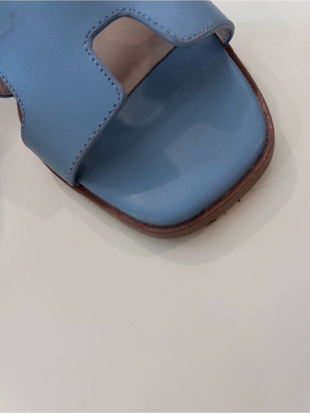 Steve Madden Blue Sandals Sz 9 - Picture 5 of 7